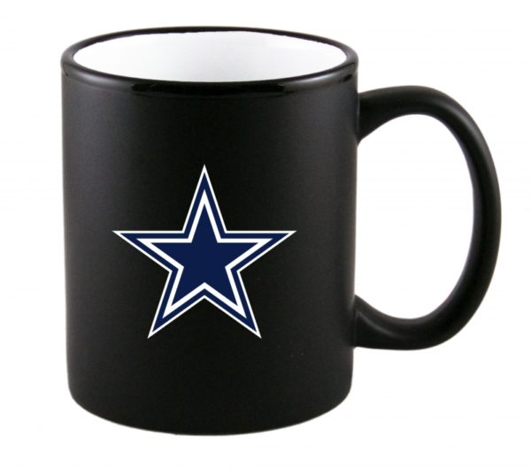Produktabbildung: Dallas Cowboys Black Matte Two Tone Mug 325ml