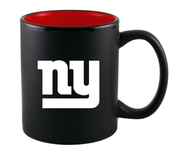 Produktabbildung: New York Giants Black Matte Two Tone Mug 325ml