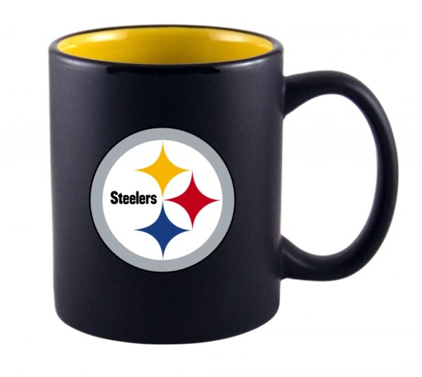 Produktabbildung: Pittsburgh Steelers Black Matte Two Tone Mug 325ml