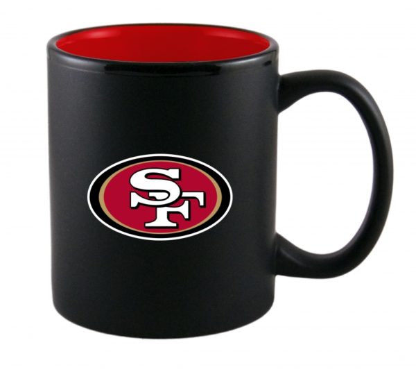 Produktabbildung: San Francisco 49ers Black Matte Two Tone Mug 325ml